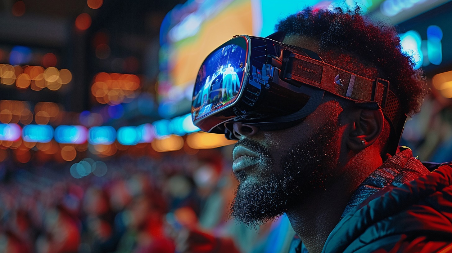 Betting on sports with VR